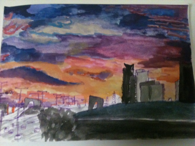 Melbourne Autumn Skyline