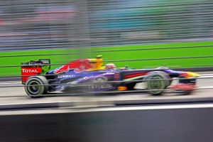 F1 action on the streets of Singapore