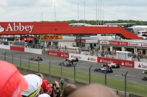 View from the grid, Silverstone 2009