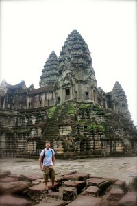 Posing at Angkor Wat