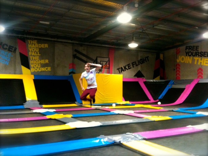 Bounce! A trampoline fun house