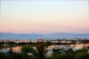 Looking across Platani to Turkey