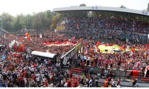 The famous tifosi at Monza