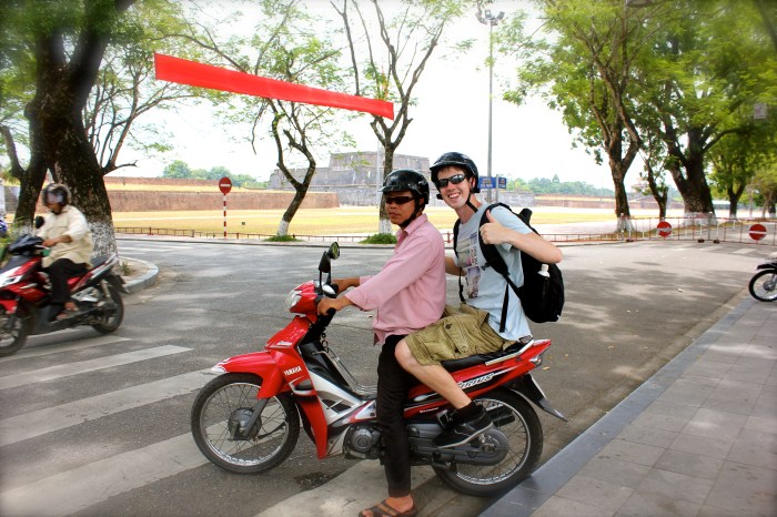 The best way to get around Huế