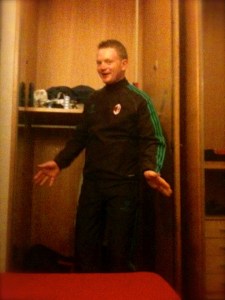 Will's AC Milan tracksuit!