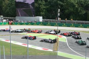 The start of the Italian GP