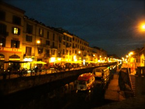 The Milanese canals look like Venice
