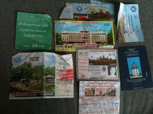 Tickets across SE Asia