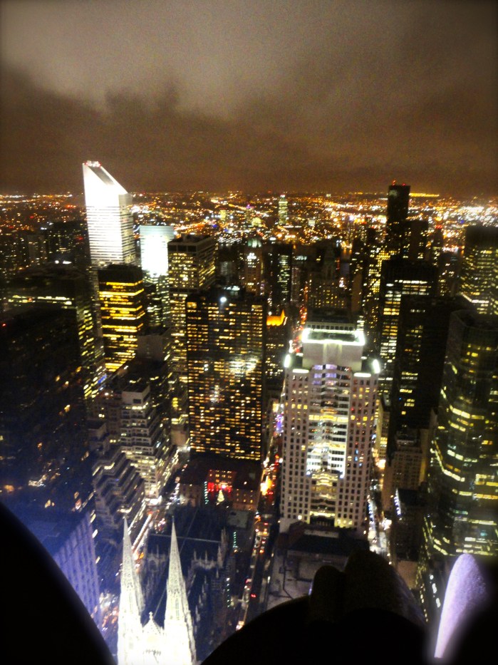 Top of the Rock NYC at Christmas