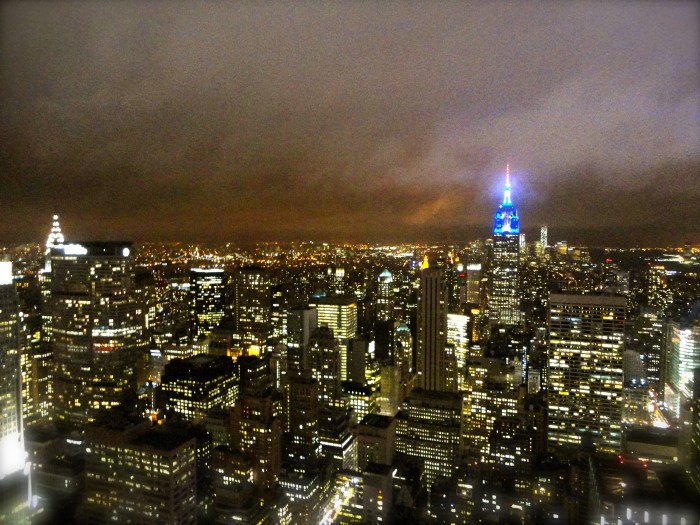 Top of the Rock NYC at Christmas