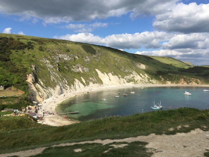 Lulworth Cove in Dorset is stunning in summer