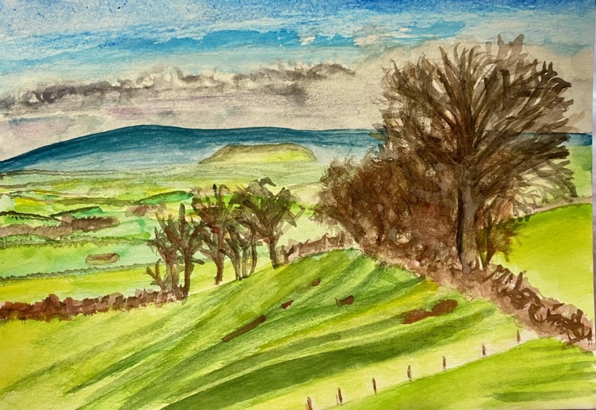 View from Littledean across Severn River